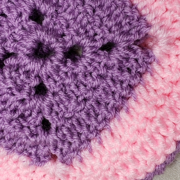 Handmade Pot Holders Purple Pink NWT - Picture 2 of 2